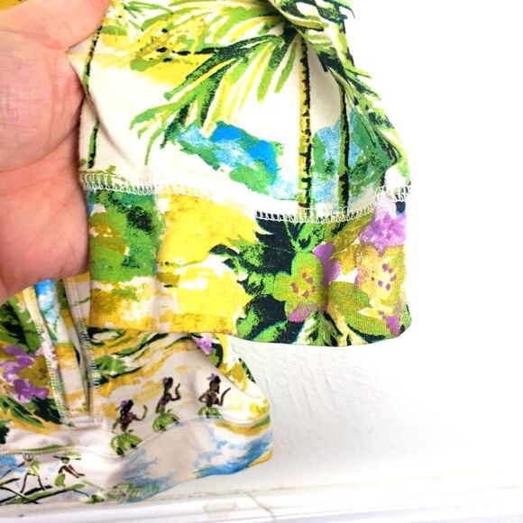 Chico's Additions Hawaiian Tropical Print Women's Zip Up Jacket Coat SZ 3/XL - Picture 6 of 15